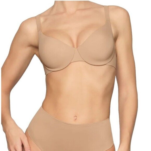 SKIMS Other - SKIMS Smoothing Full Coverage Underwire Bra Womens Size 44D Nude Clay NWT Comfor